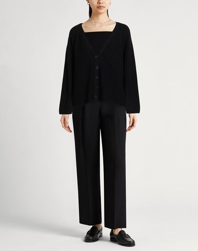 Woman Cardigan Midnight blue Size M Virgin Wool