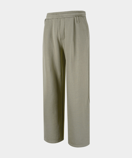 Comfort Loose Fit Pleated Sweatpants