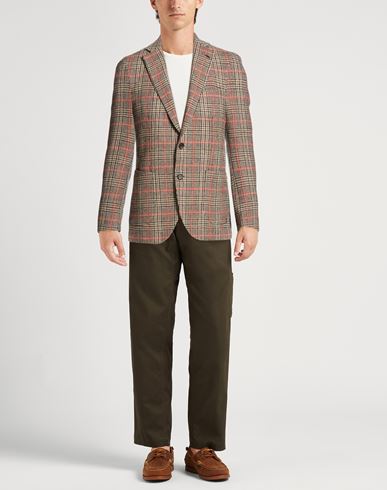 Man Blazer Beige Size 46 Virgin Wool