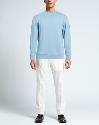 Afterlabel Man Sweatshirt Sky blue Size M Cotton