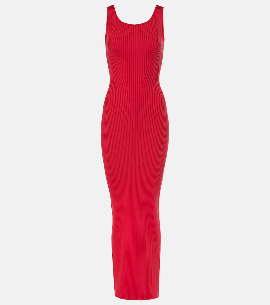 Davian silk-blend maxi dress