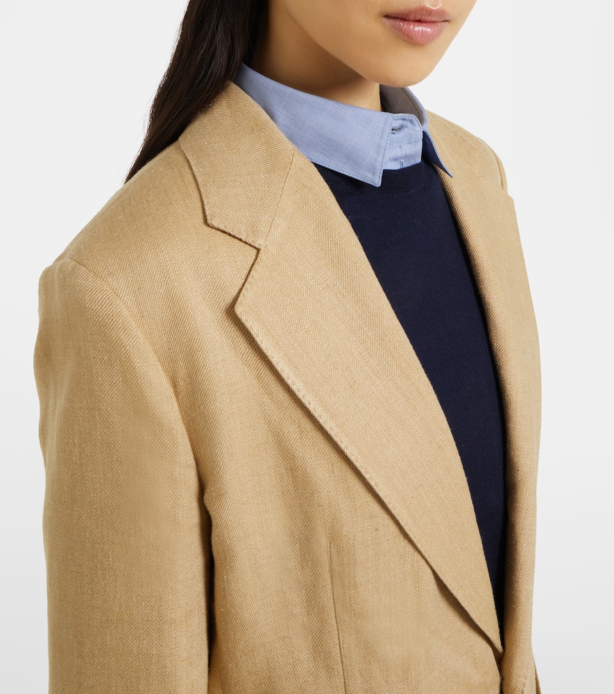Russel silk and linen blazer