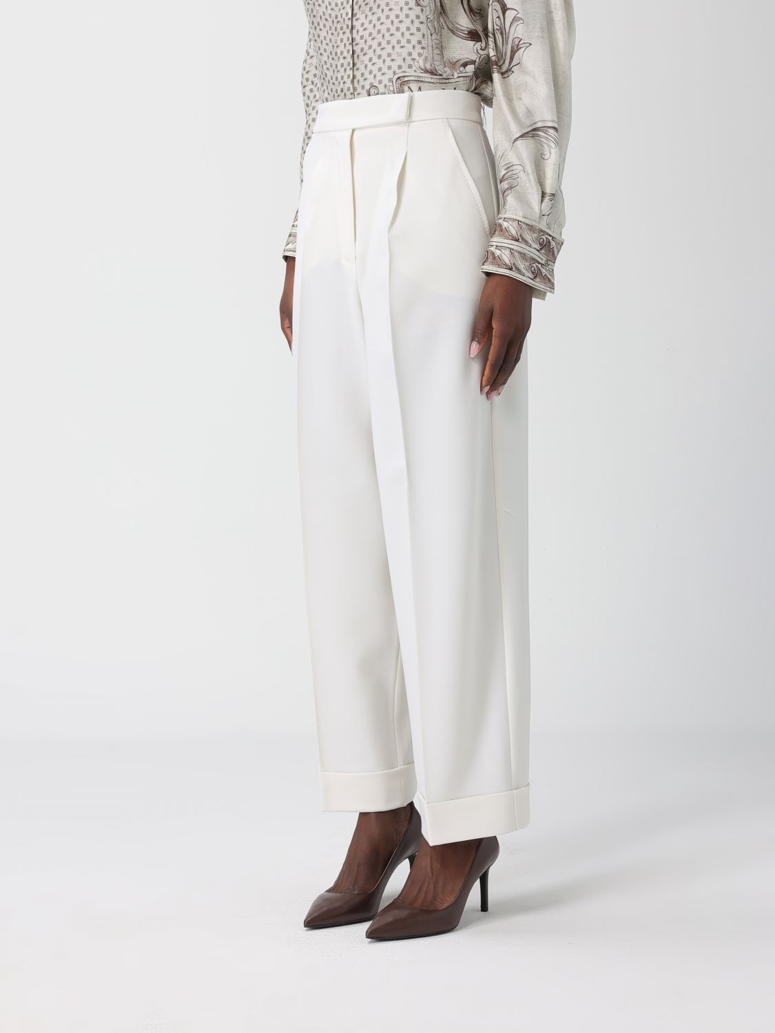 Pants Woman color White