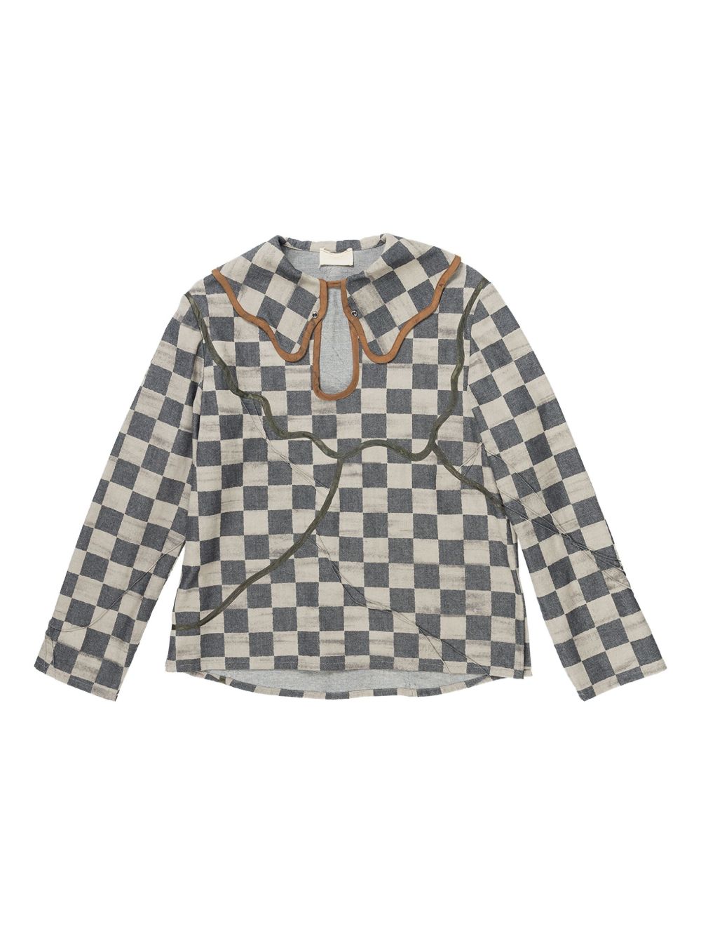 COMMUNS checked shirt - Black