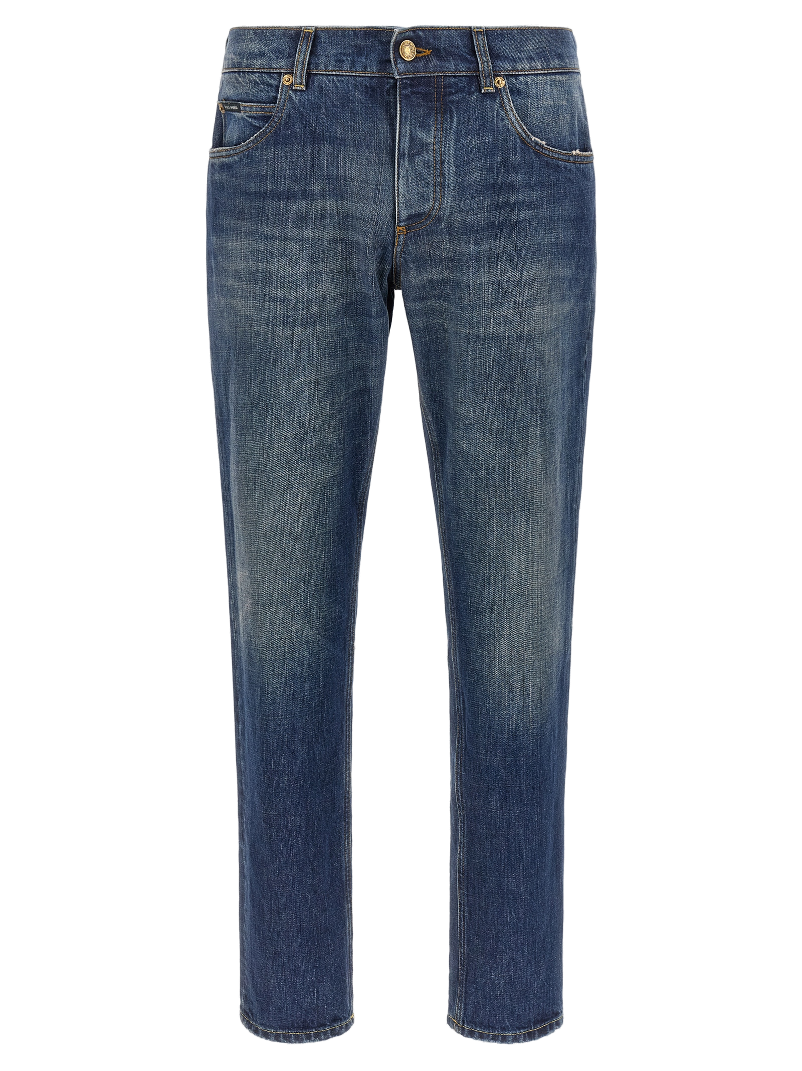 Straight-Leg Jeans — Blue