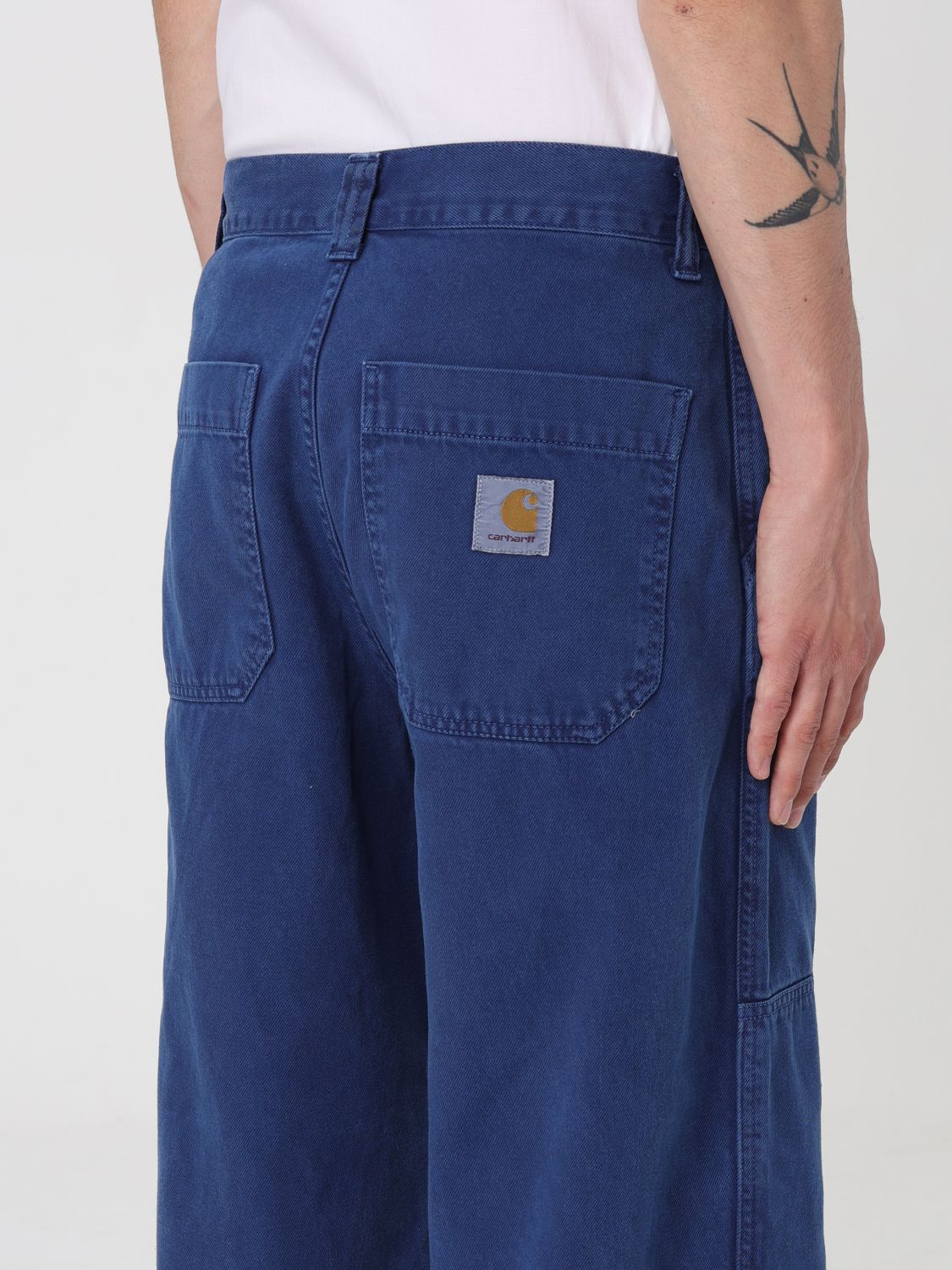Pants Men color Blue
