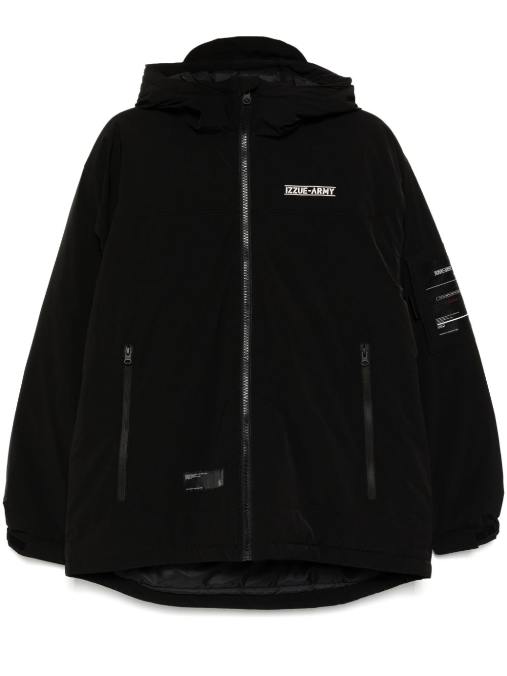 Logo padded jacket - White