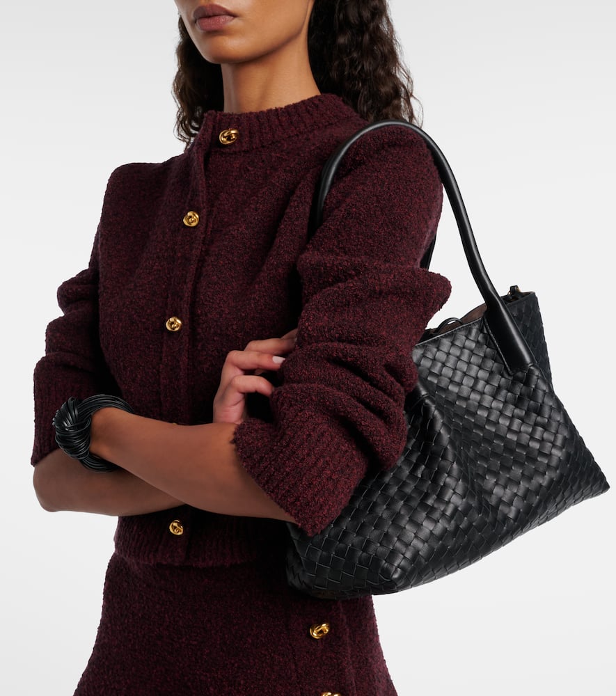 Pinacoteca Small reversible leather tote bag