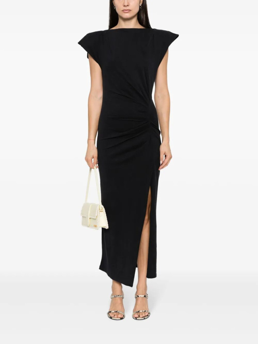 Black Nadela Long Jersey Dress