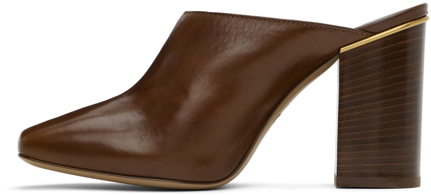 Chloé Brown Ambre Mules