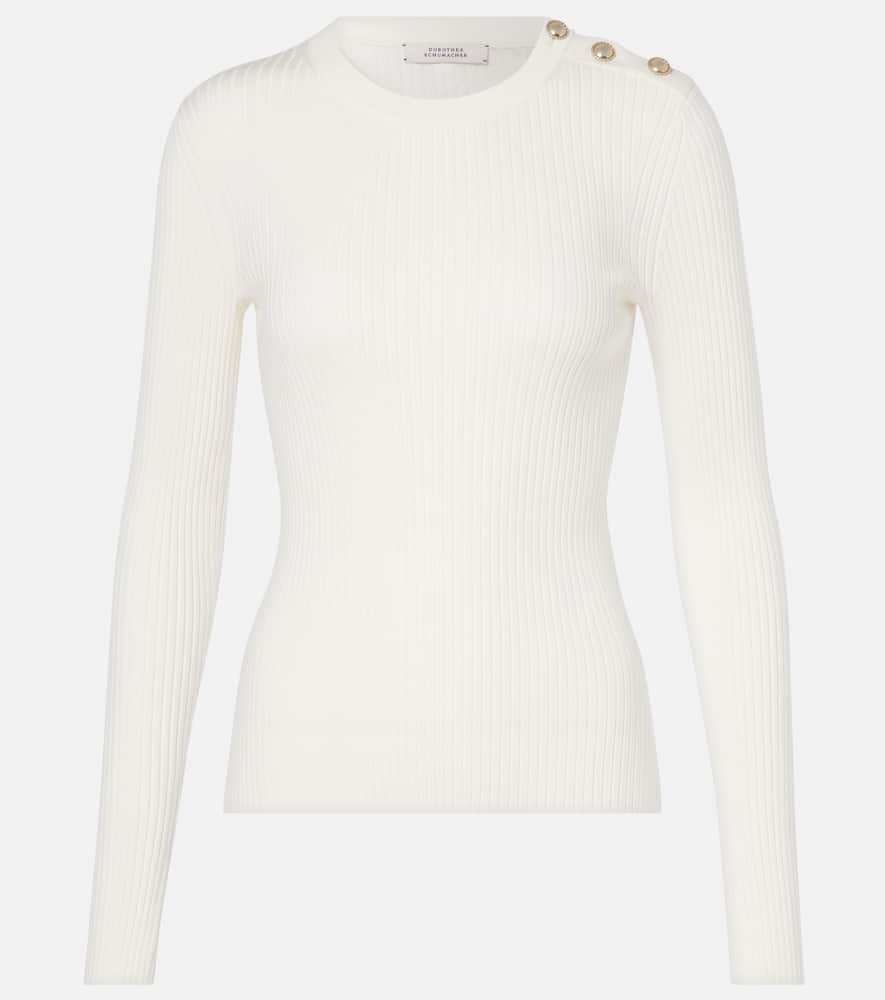 Essential Ease wool and silk-blend sweater