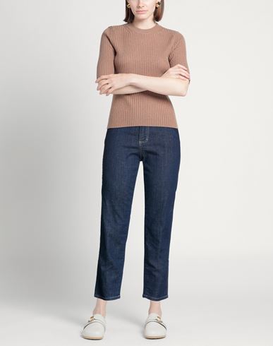 Woman Jeans Blue Size S Cotton, Elastane