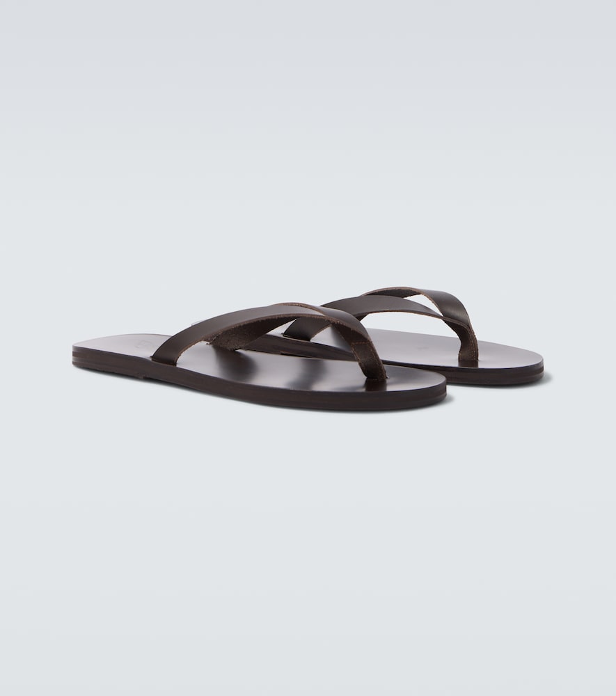 Solon leather thong sandals