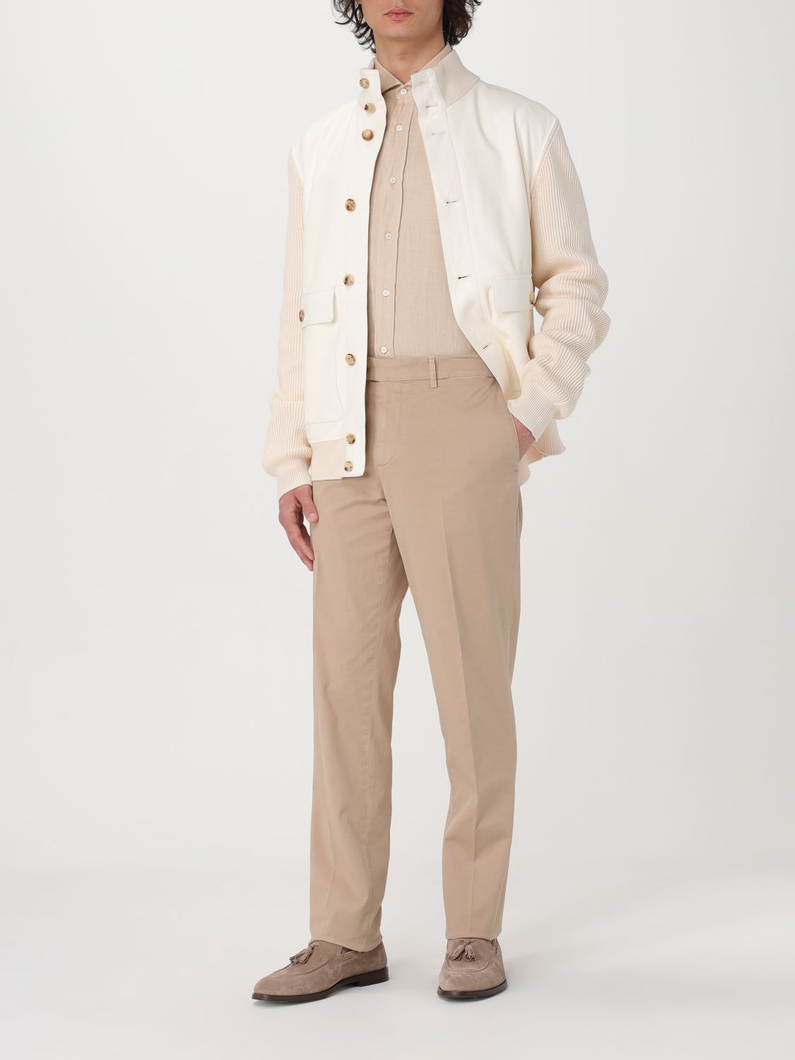Pants Men color Camel