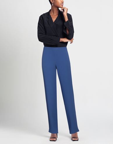 Woman Pants Blue Size 6 Acrylic, Viscose