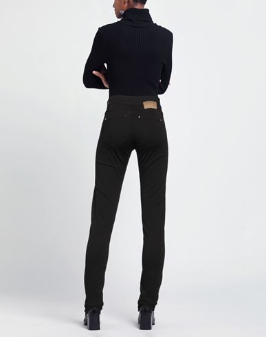 G. sel Woman Pants Black Size 25 Cotton, Elastane
