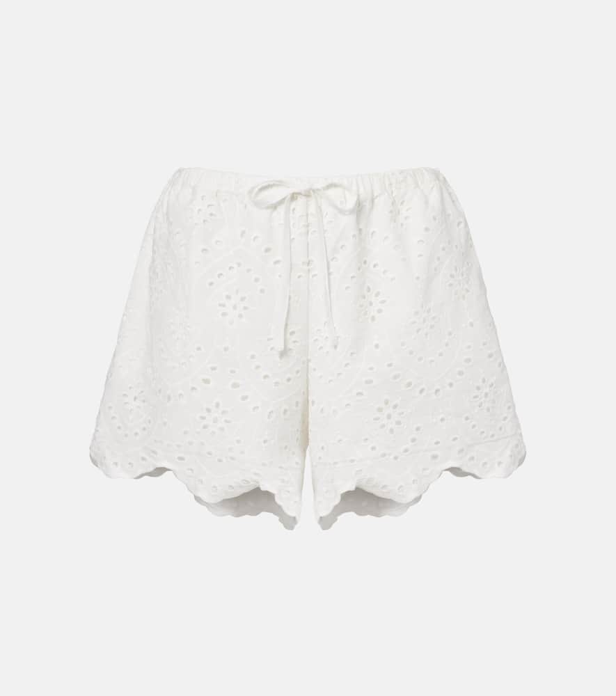 Cruse broderie anglaise cotton shorts
