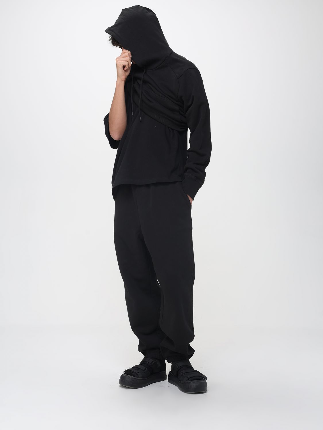Pants Men color Black