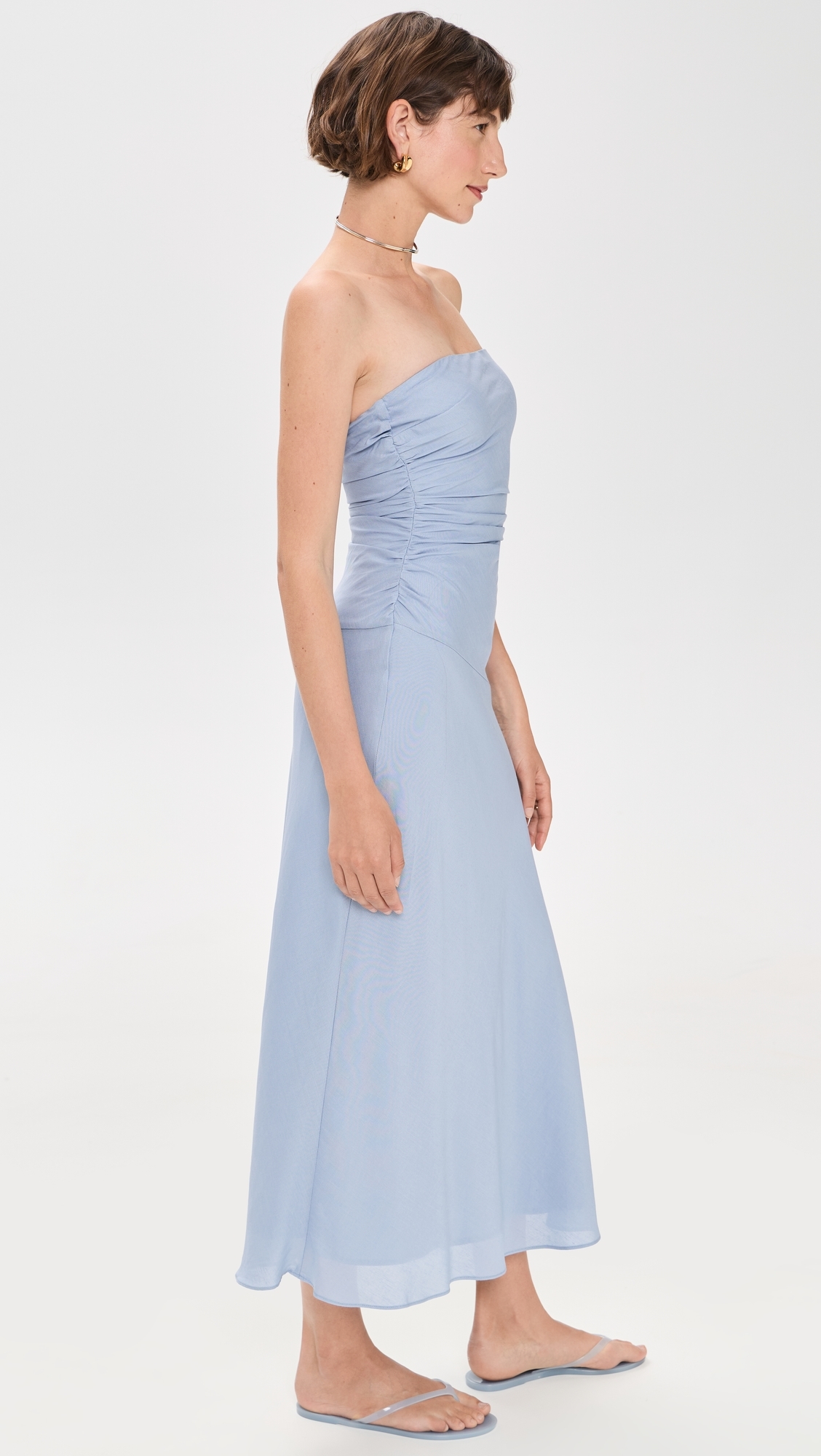 Caricia Dress Slate Blue