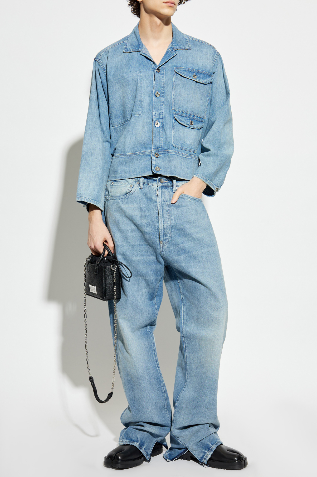 Light Denim Jacket, Men's, Blue