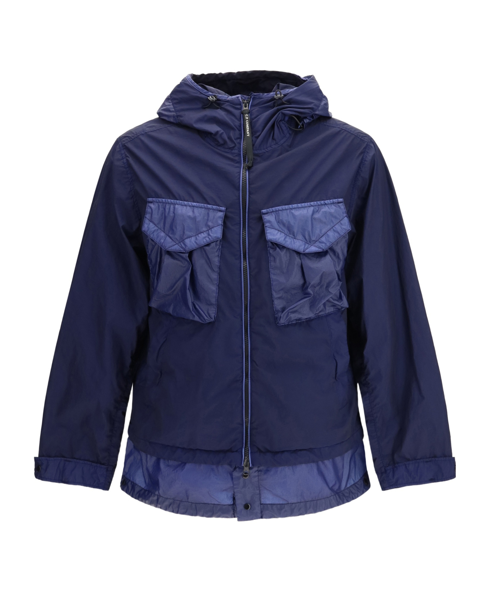 Bi-TM Mixed Goggle Hooded Jacket
