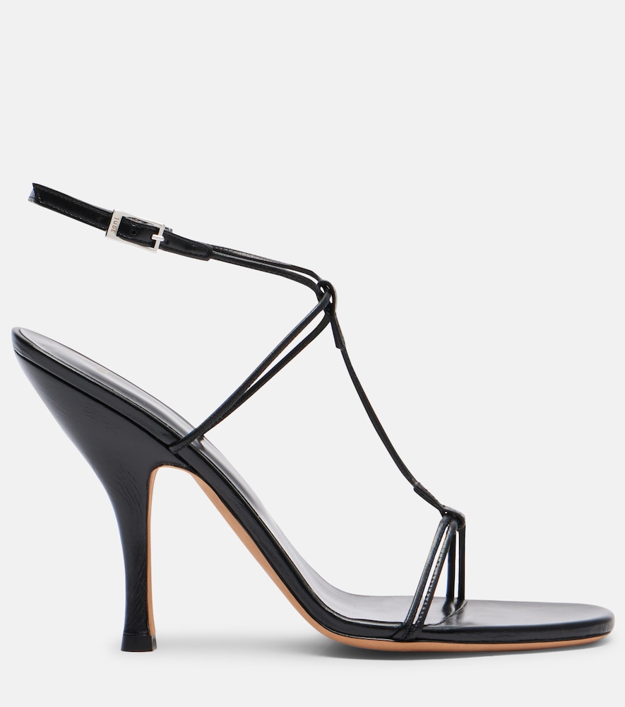 Mixer leather sandals