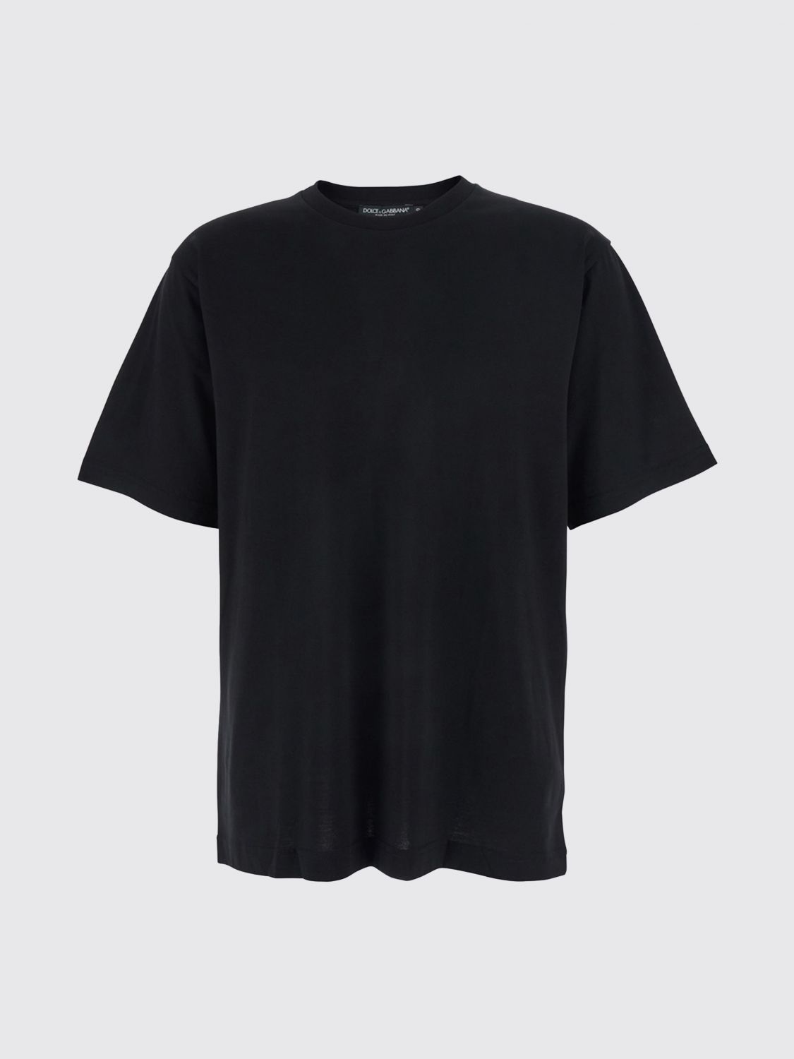 Round-neck cotton T-shirt - White
