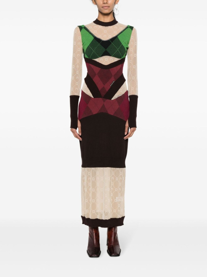 - Wool Long Dress