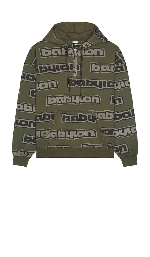 Babylon HOODIE in Olive. Größe S. Also in L, M, XL/1X