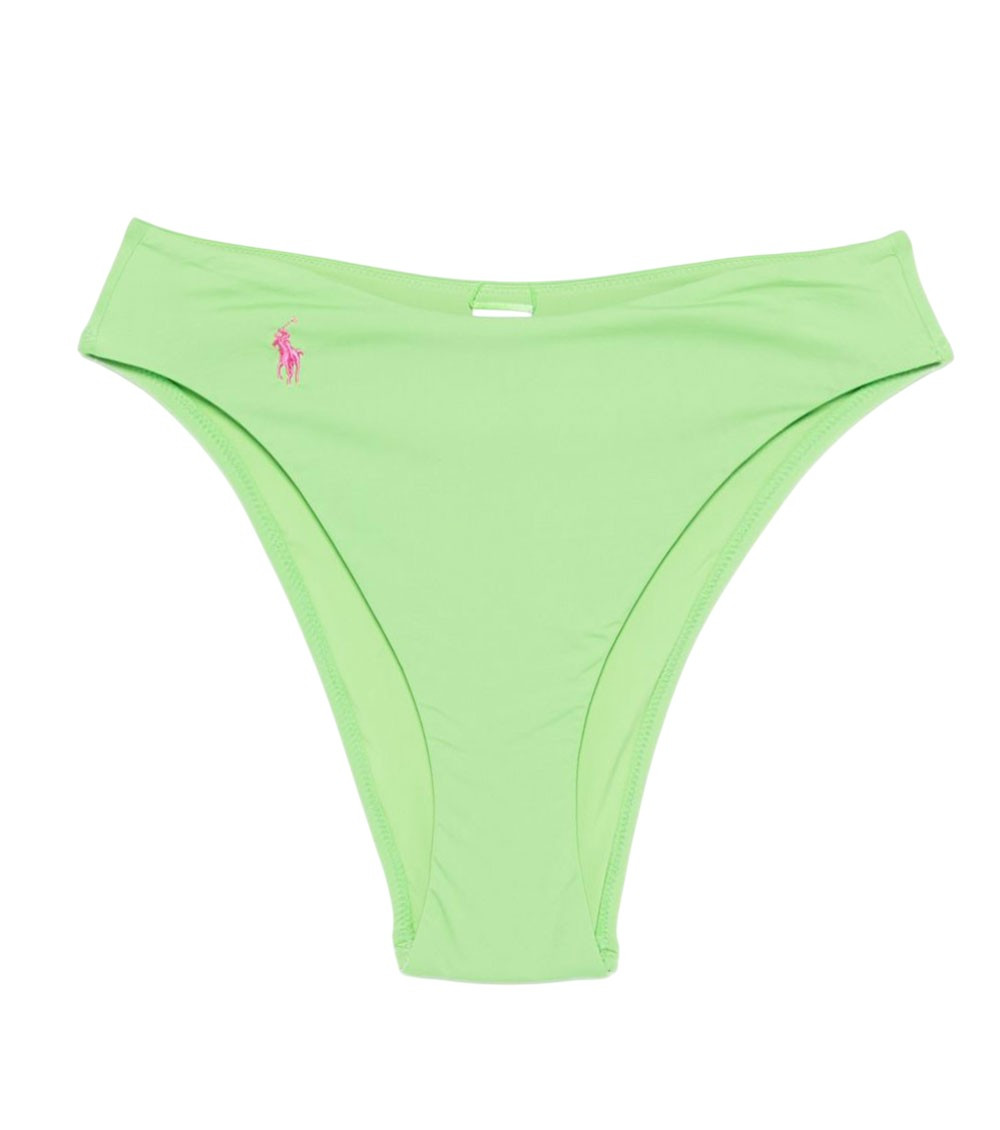 Green Logo Bikini Bottom Swimwear