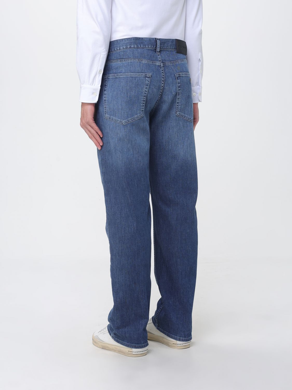 Jeans Men color Stone Washed