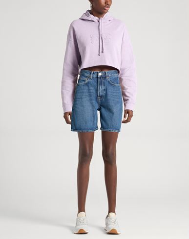 Samsøe Φ Samsøe Woman Denim shorts Blue Size 24 Organic cotton