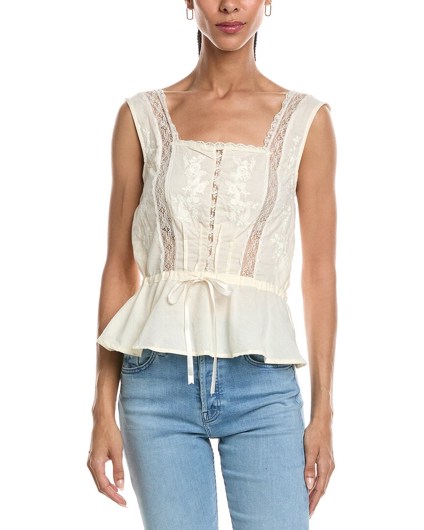 Sleeveless Peplum Top