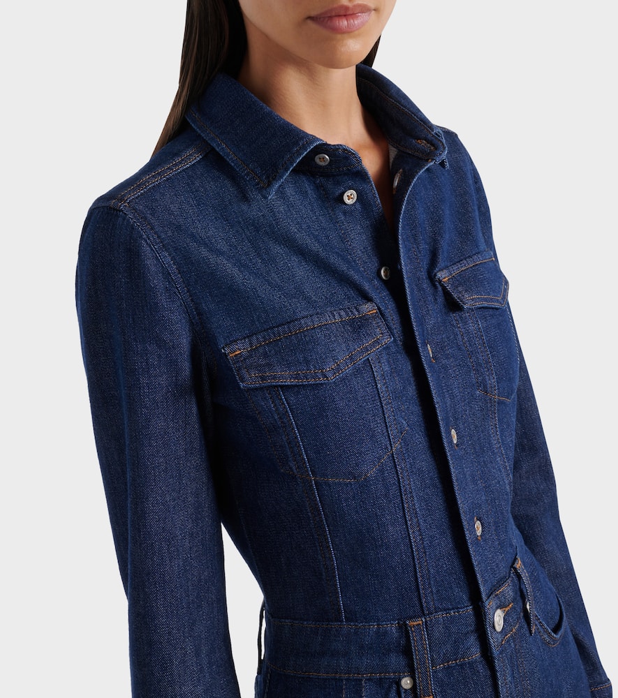 Denim shirt dress