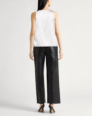Woman Top Light grey Size 6 Silk, Elastane