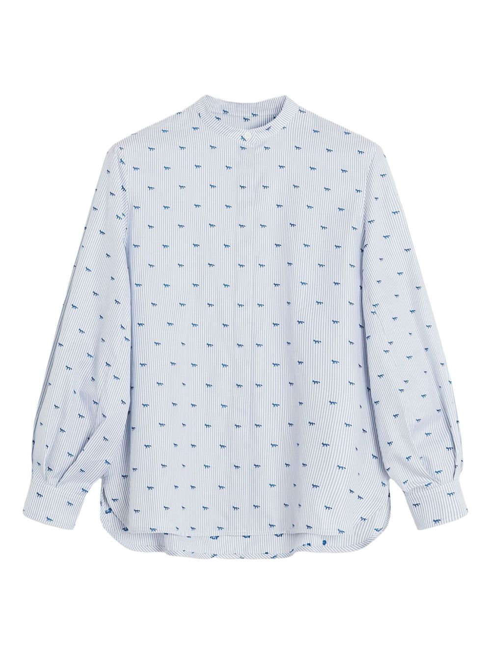 Fox-print shirt - Grey