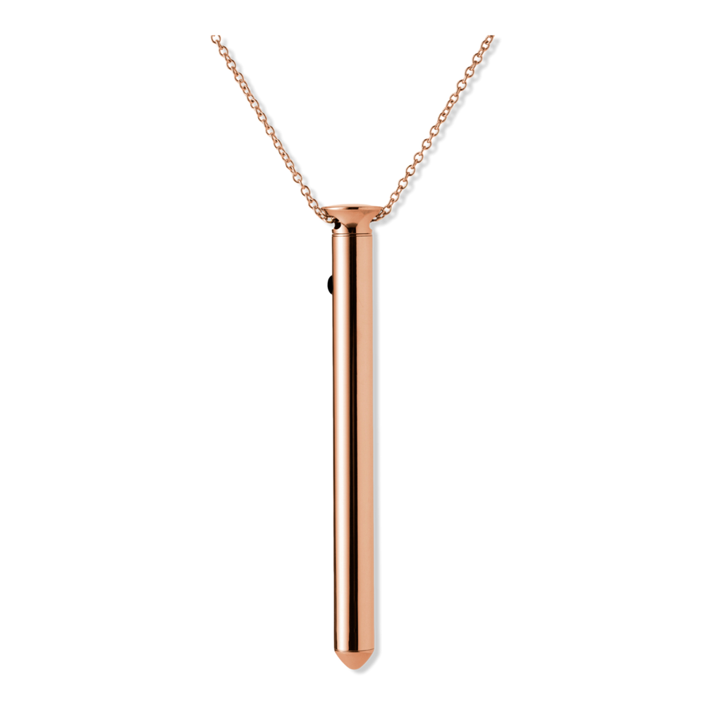 Vesper 2 Vibrator Necklace - Rose Gold