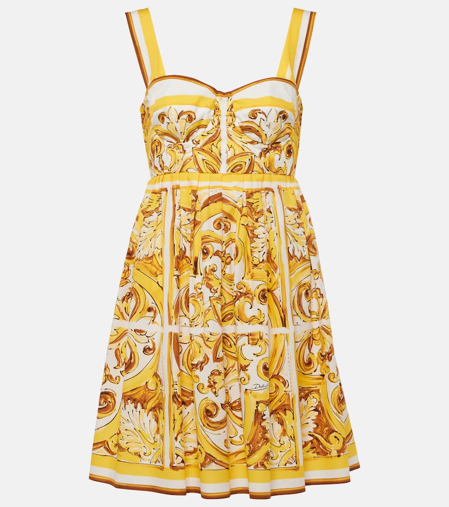 Majolica cotton minidress