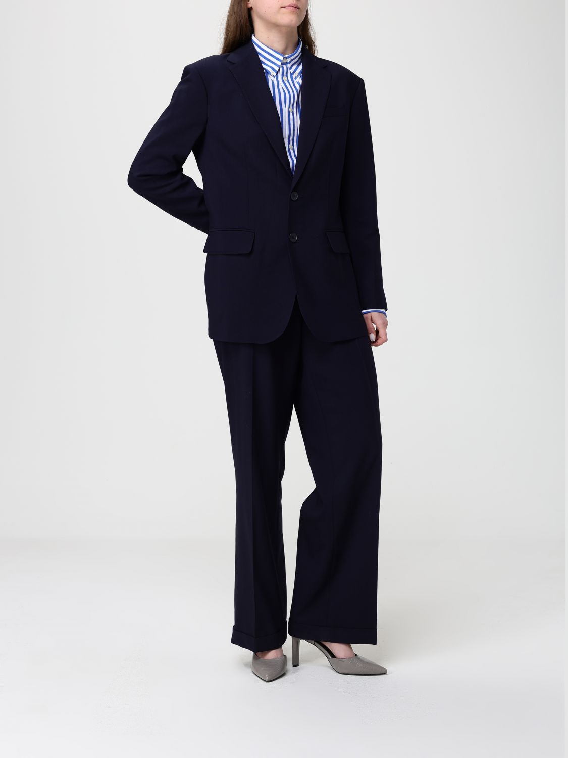 Pants Woman color Blue