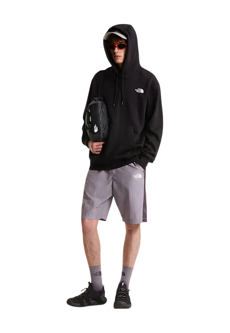 Black Logo Regular Hoodie