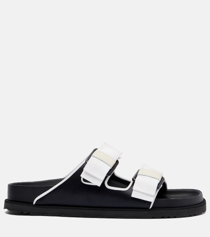 Arizona bow-detail satin sandals