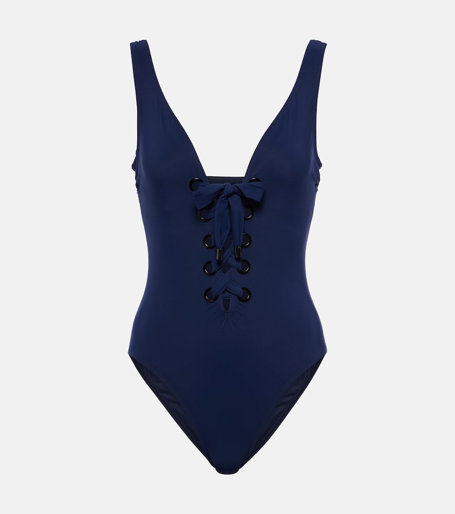 Lucy lace-up swimsuit