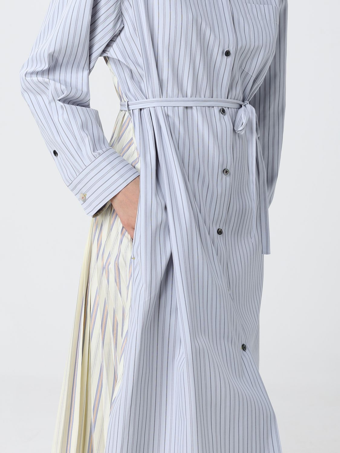 Dress Woman color Gnawed Blue