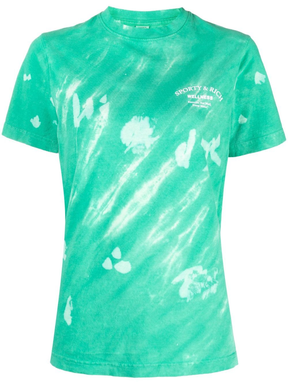 Tie-dye print cotton T-shirt