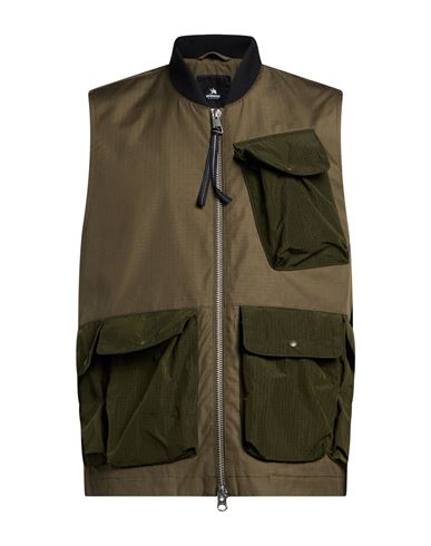 Man Vest Military green Size L Cotton