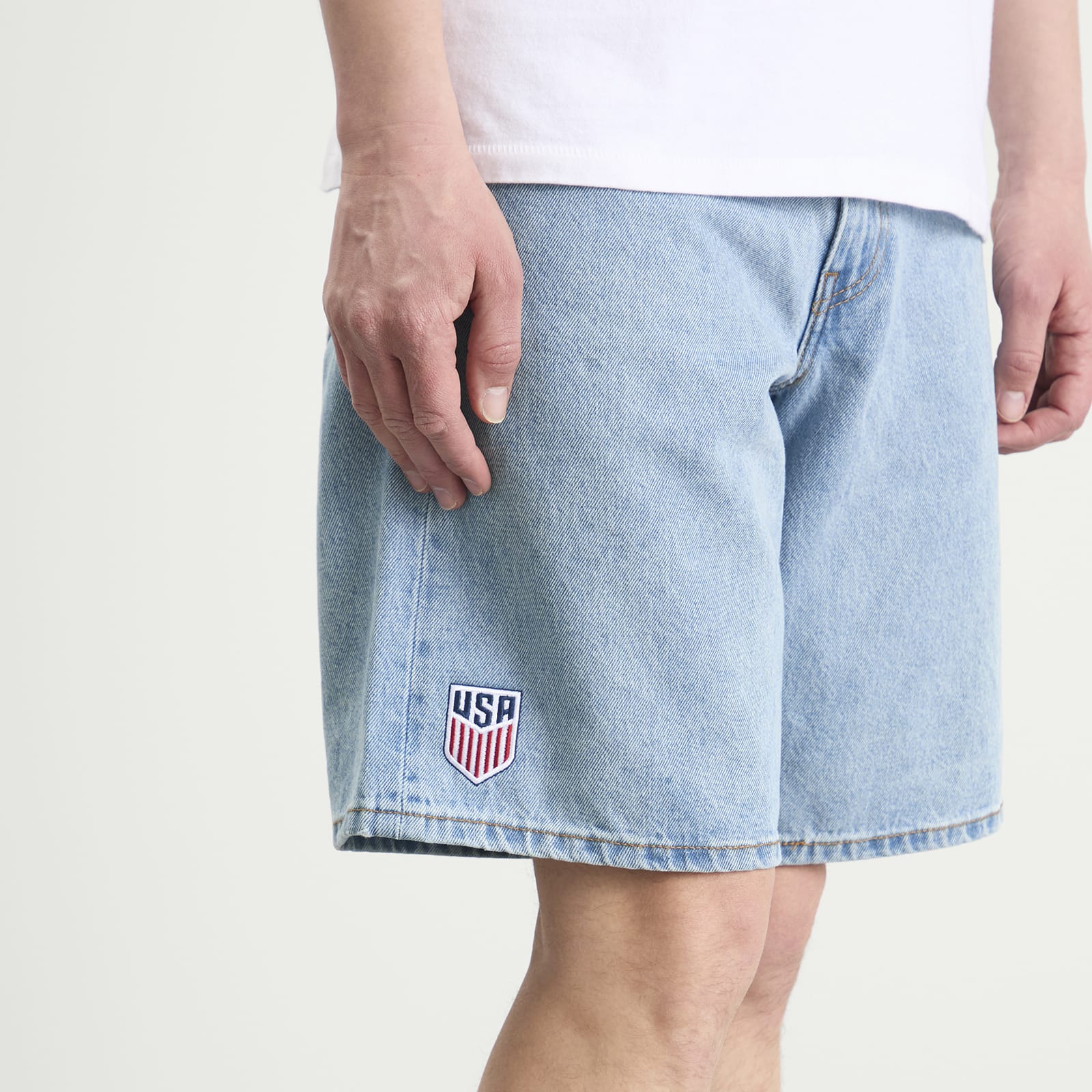 Men's USA 478 Baggy Shorts in Blue