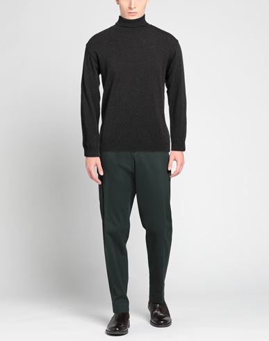 Man Turtleneck Charcoal Size XL Polyacrylic, Merino Wool, Polyamide, Elastane