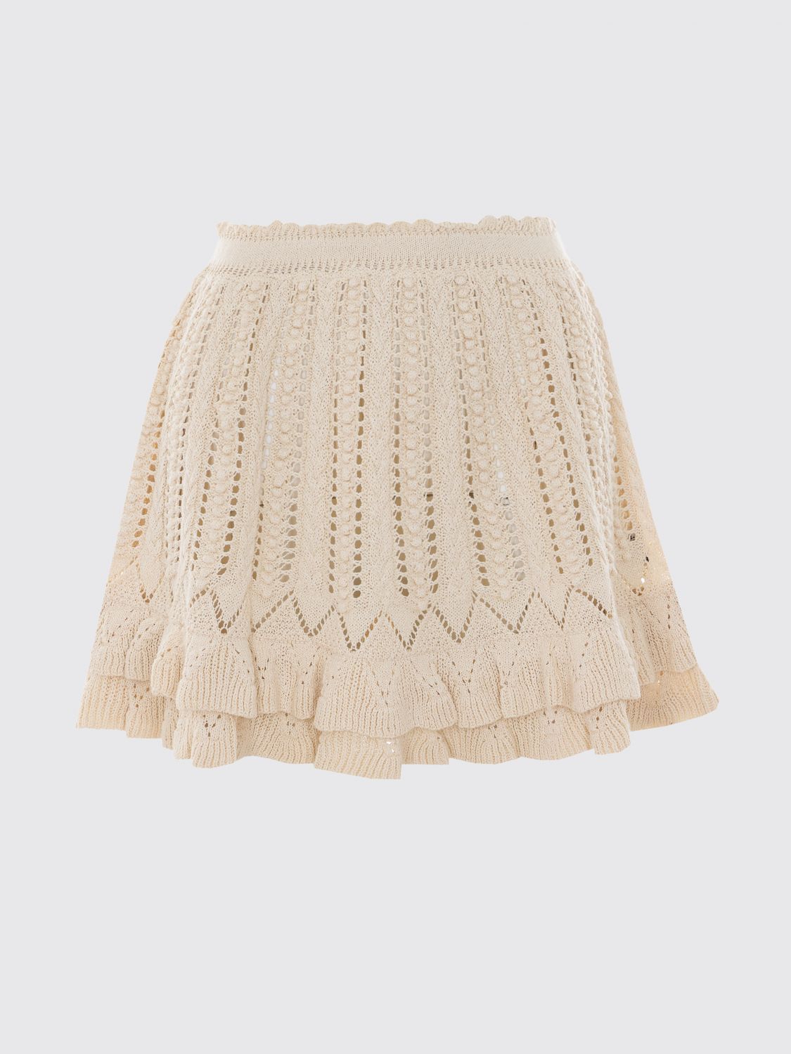 Skirt Woman color Beige