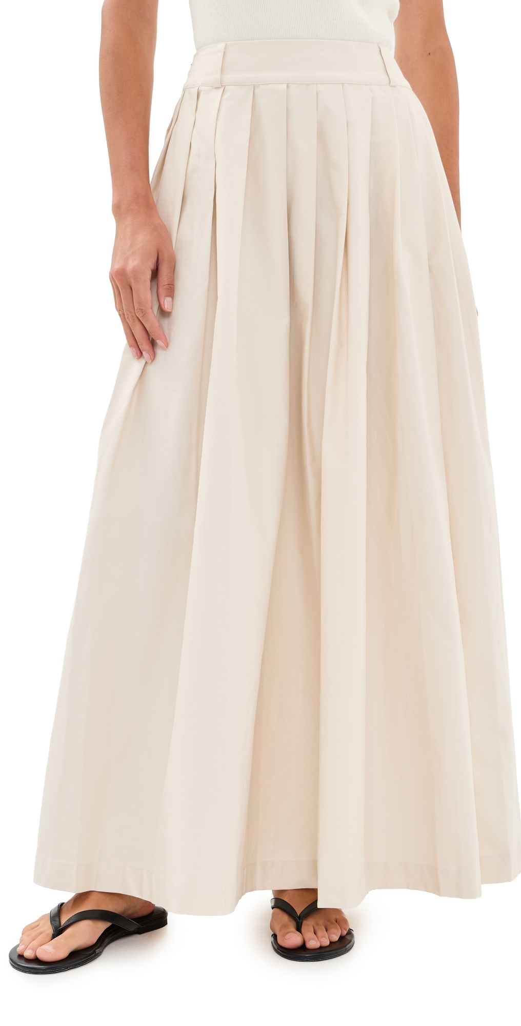 Delphi Maxi Skirt Cream