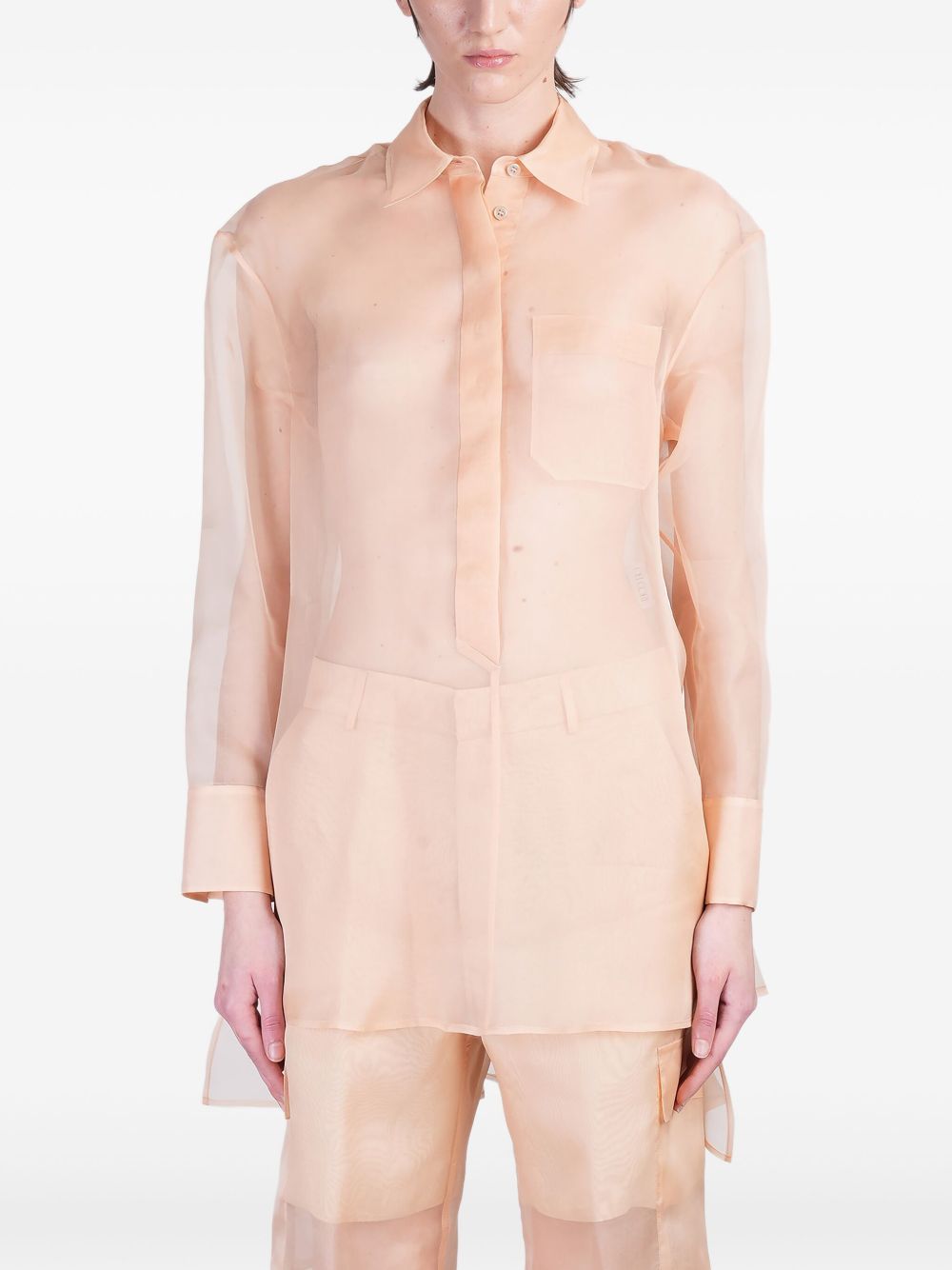 Del Core silk shirt - Pink